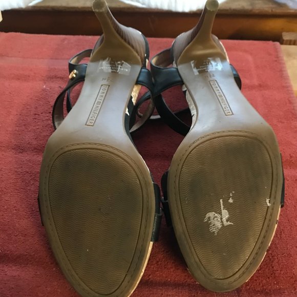 Tommy Hilfiger - Heeled Sandals SIZE 7.5 - Black - Picture 8 of 8